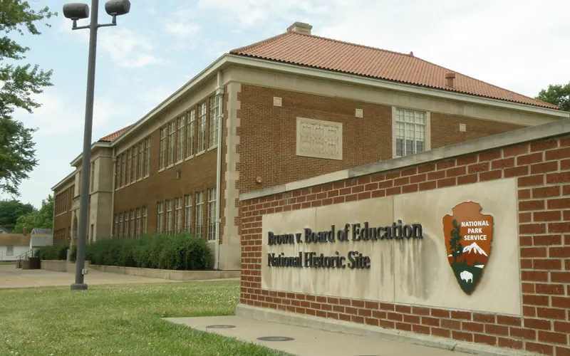 Monroe School and park visitor center