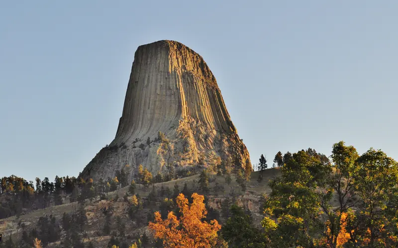 Fall at Devils Tower