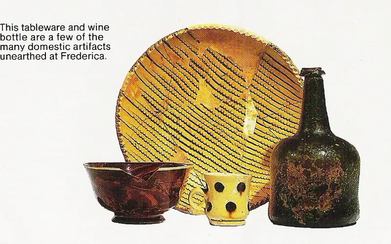 Artifacts found at Frederica