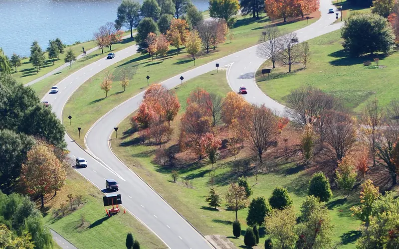 A view of the Parkway