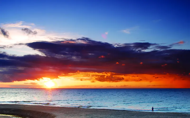 Sunset on Lake Michigan