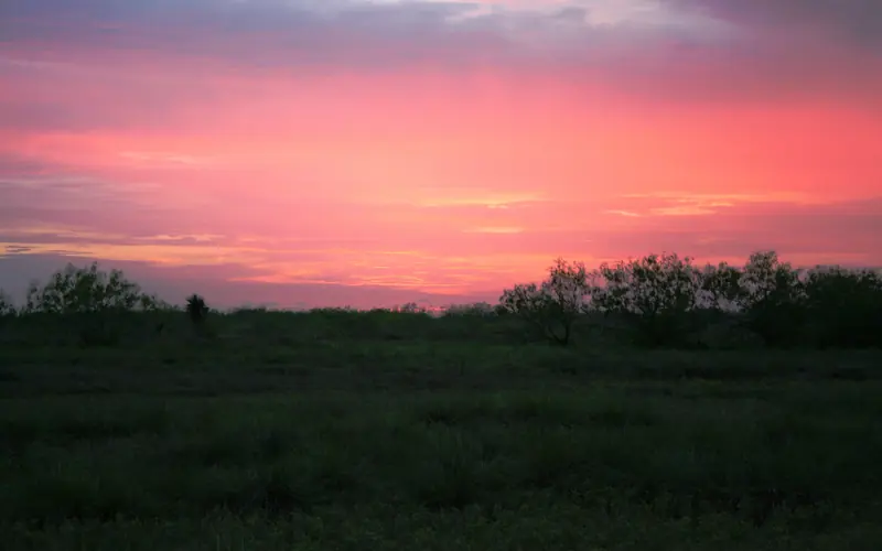 Sunset over the battlefield