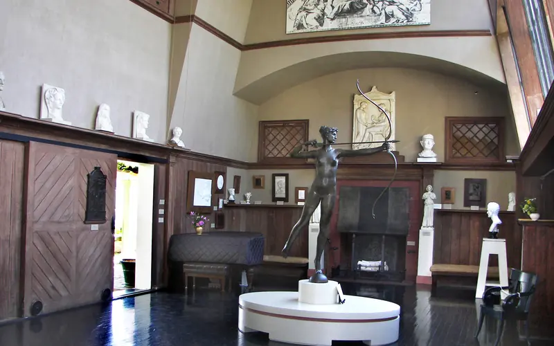 Interior of the Little Studio, Sculpture of Diana in foreground