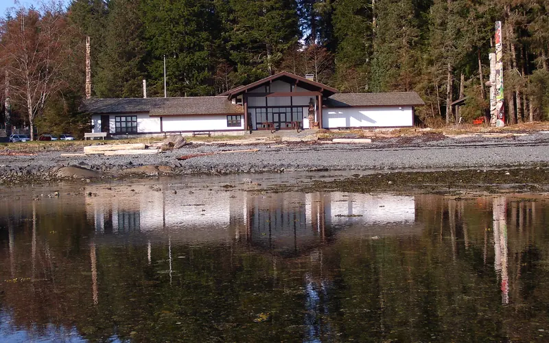 Visitor Center from the beach.