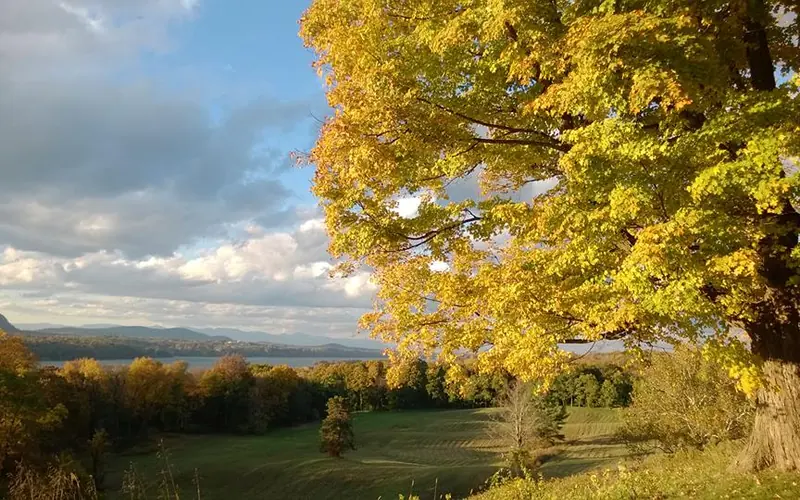 View of the Hudson River looking North from the Overlook
