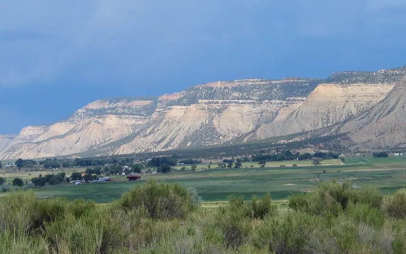 View of Mesa Verde landform